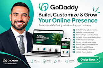 setup godaddy website godaddy airo develop godaddy on godaddy website builder