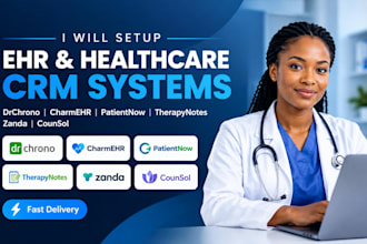 setup drchrono ehr charmehr patientnow therapynotes zanda counsol healthcare crm