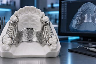 design a removable partial denture framework in exocad