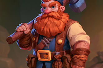 draw 2d game character or 2d game character