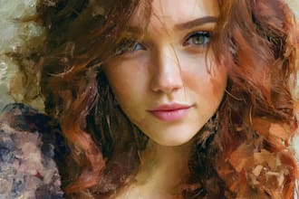 fix, improve or enhance digital painting art created by ai