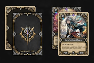 do card game design board game trading card game card illustration