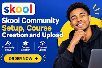 setup skool online course community skool online course skool course creation