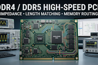 design ddr4 ddr5 high speed pcb with impedance controlled memory routing