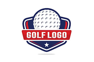 design a professional golf logo for your brand