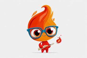design a professional cartoon, mascot, or business logo