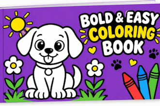 design kids coloring book, kids coloring pages, activity book, kdp coloring book