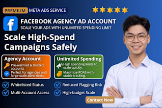 fix facebook ad account limits and setup agency ad structure