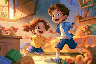 draw children  book illustration