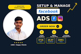 set up and manage profitable meta ads campaigns