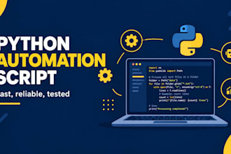 create a python script to automate your repetitive task