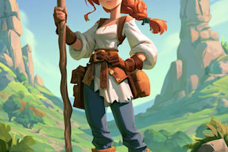 design 2d game character