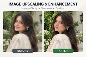 upscale and enhance your low quality images