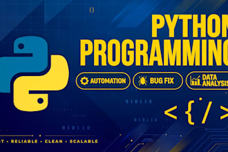 do python automation, excel automation and bug fixing