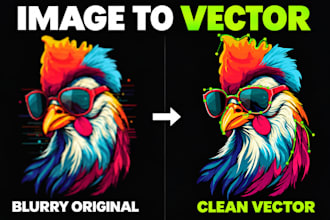 redraw your logo and convert image to vector in adobe illustrator