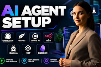 setup openclaw hermes jarvis n8n multi agent ollama mcp server obsidian mac mini