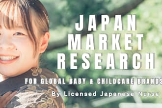 research the japanese baby and parenting ig market for your brand