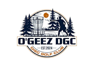 create wonderful and excellent disc golf logo design