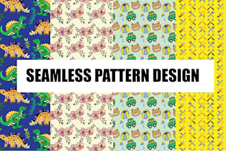 design seamless pattern for textile, fabric, and packaging