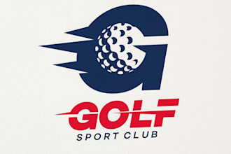create professional golf and sports logo design