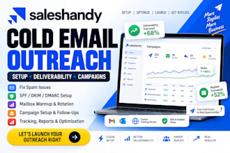 saleshandy cold email outreach shopify email capture  justuno popup email warmup