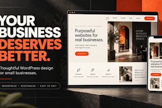 build a responsive wordpress business website