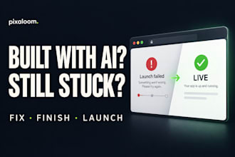 fix, finish and deploy your ai website or app