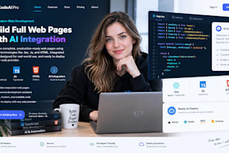 write code for web design ai integration, admin panels, ready to deploy anywhere
