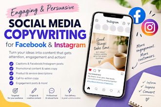 copy writing instagram facebook