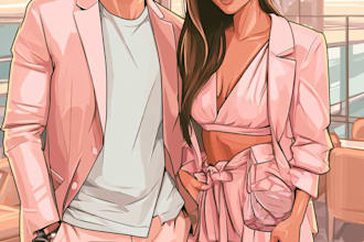 do couple portrait illustrations