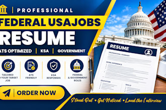 write ats usa jobs resume, executive federal resume senior CV writing service