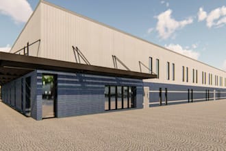 do 3d cgi warehouse,storage facilities,3d drawing,factory render,interior design