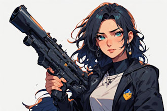 draw custom anime style nsfw art illustration
