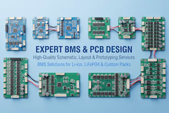 design bms pcb, lithium battery management system and battery protection circuit