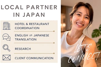 contact japanese hotels, restaurants, and businesses for you