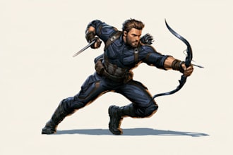 comic book illustration with comic book illustrator