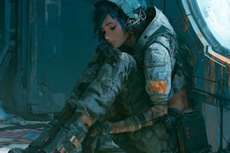 create a sci fi space pirate character