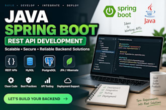 develop a java spring boot backend and rest API