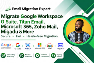 migrate google workspace g suite titan email microsoft 365 zoho mail migadu