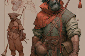 dnd character art and dnd character art