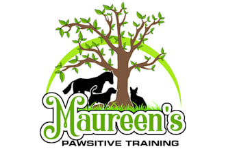 design a professional pet training, dog training and animal logo