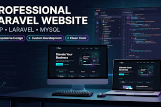 develop a professional laravel website