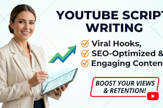write engaging cash cow youtube video scripts