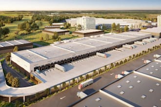 do an optimize industrial warehouse layout in autocad or sketchup,factory render