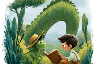illustrate children story book illustration, children story, book illustration