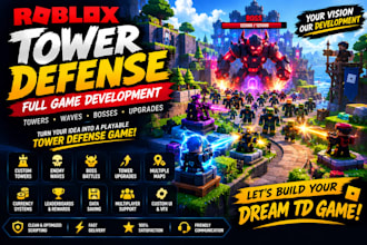 create roblox tower defense games towers waves bosses scripting