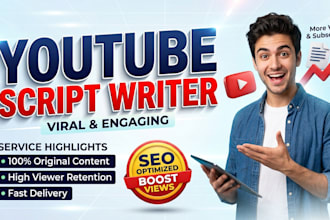 write SEO youtube scripts for your video to go viral