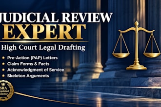 draft acknowledgment of service and summary grounds for judicial review UK