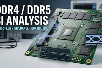 design ddr4 ddr5 high speed pcb with si pi and impedance analysis
