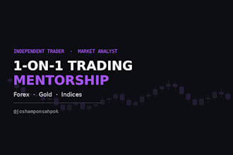 be your 1 on 1 forex and financial trading mentor and coach